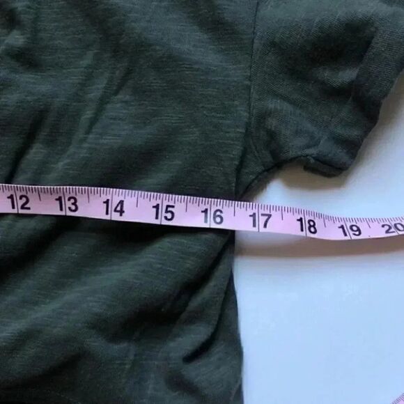 Splendid Anthropologie Military Olive Green Top Size X-Small NWT - Picture 4 of 7